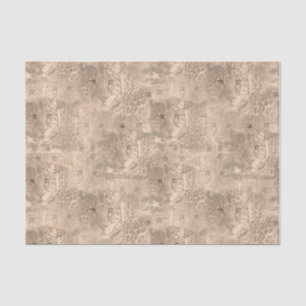 Papier Mousseline Un motif de répétition couleur bronze doux de nomb