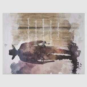 Papier Mousseline Un Occidental qui bénit les cowboys