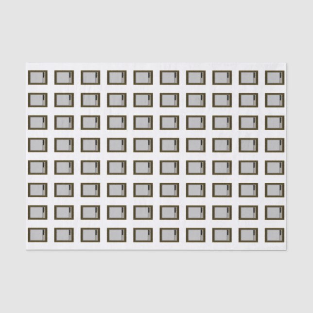 Papier Mousseline Un peu des années 60. (Recto)