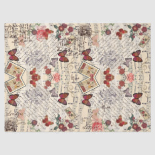 Papier Mousseline Un rêve de papillon rouge