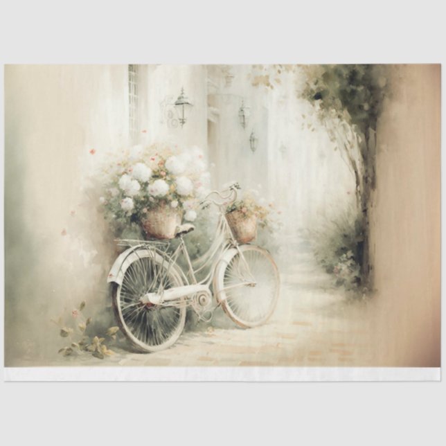 Papier Mousseline un vélo français (Recto)