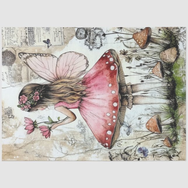 Papier Mousseline Un Whimy Coquette Fairy Series Design #9 (Recto)