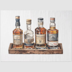 Papier Mousseline Un Whiskey Design Vintage série 14
