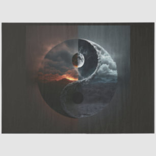 Papier Mousseline Un Ying Abstrait Yang Series Design 4