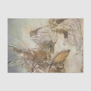 Papier Mousseline « Une autre partie des bois » par Arthur Rackham