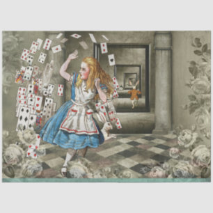 Papier Mousseline Une autre série Alice au pays des merveilles Desig