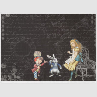 Papier Mousseline Une autre série Alice au pays des merveilles Desig