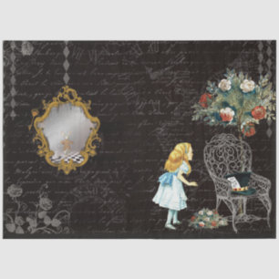 Papier Mousseline Une autre série Alice au pays des merveilles Desig