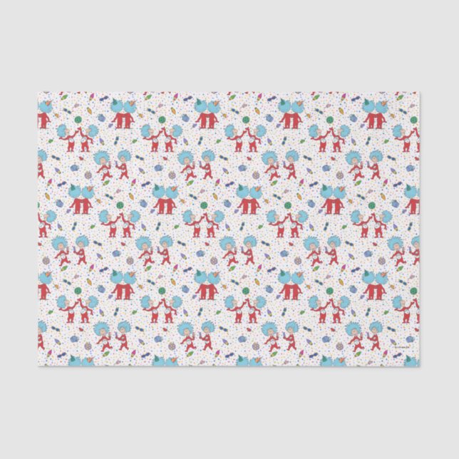 Papier Mousseline Une chose deux Motif de fête (Recto)