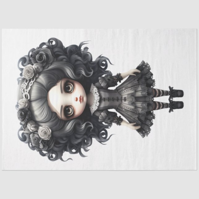 Papier Mousseline Une collection de conceptions de costumes d'Hallow (Recto)