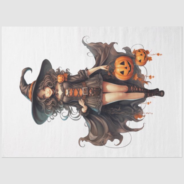 Papier Mousseline Une collection de conceptions de costumes d'Hallow (Recto)