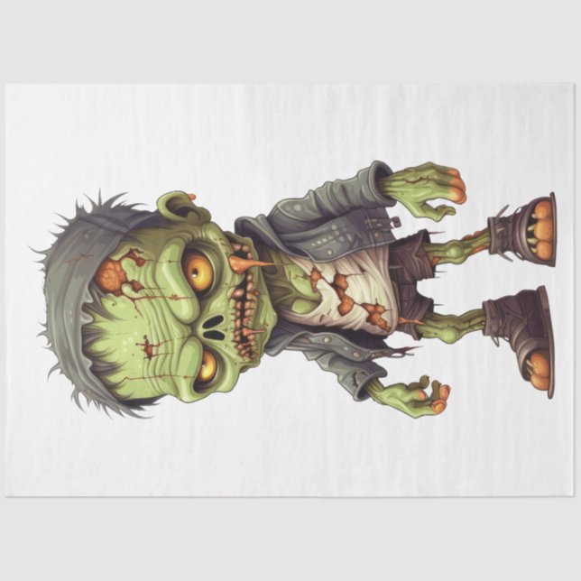 Papier Mousseline Une collection de costumes d'Halloween 11 (Recto)