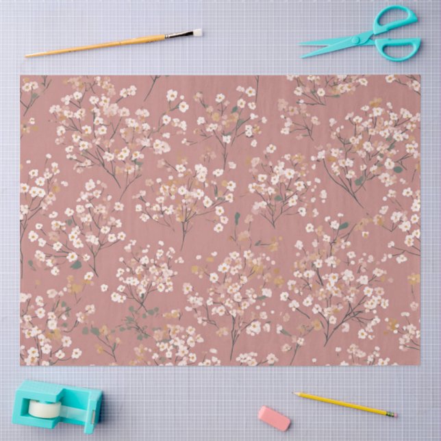 Papier Mousseline Une conception de la série Pâques Boho #10 (Artisanat)