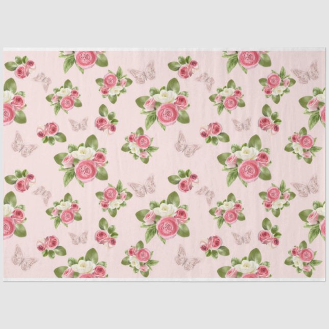 Papier Mousseline Une conception de la série Shabby Chic 10 (Recto)