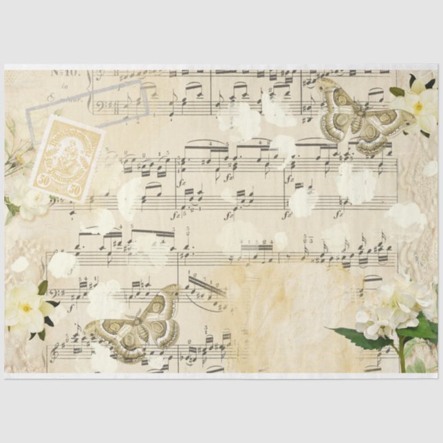 Papier Mousseline Une conception de la série Shabby Chic 2 (Recto)