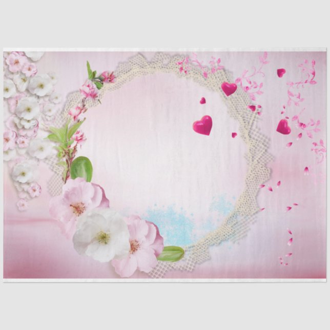 Papier Mousseline Une conception de la série Shabby Chic 28 (Recto)