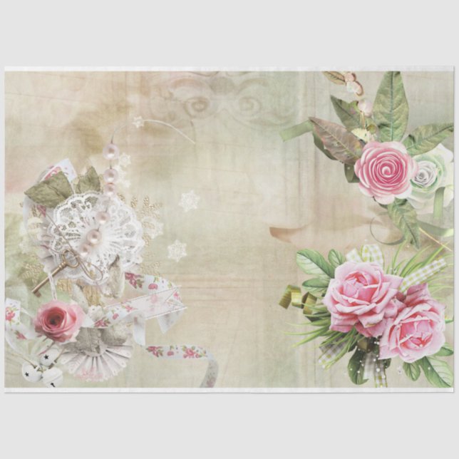 Papier Mousseline Une conception de la série Shabby Chic 34 (Recto)