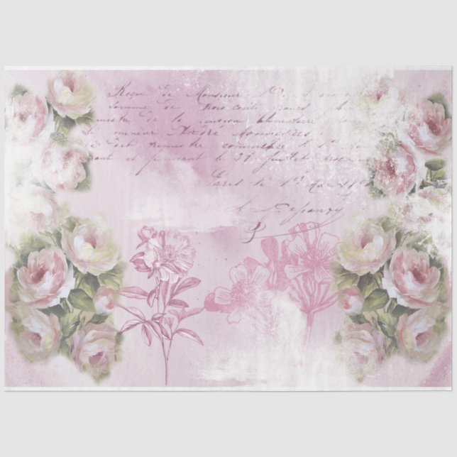 Papier Mousseline Une conception de la série Shabby Chic 35 (Recto)