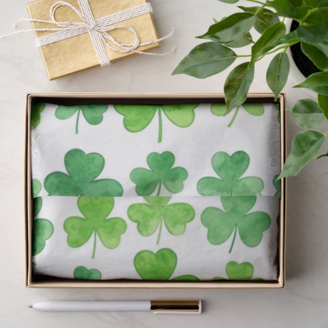 Papier Mousseline Une conception de la série St Patrick #2 (Cadeau)