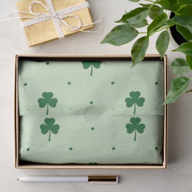 Papier Mousseline Une conception de la série St Patrick #4 (Cadeau)