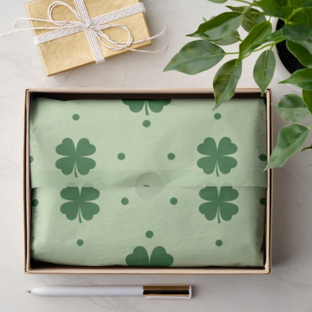 Papier Mousseline Une conception de la série St Patrick #5 (Cadeau)