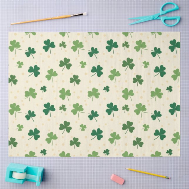 Papier Mousseline Une conception de la série St Patrick #6 (Artisanat)