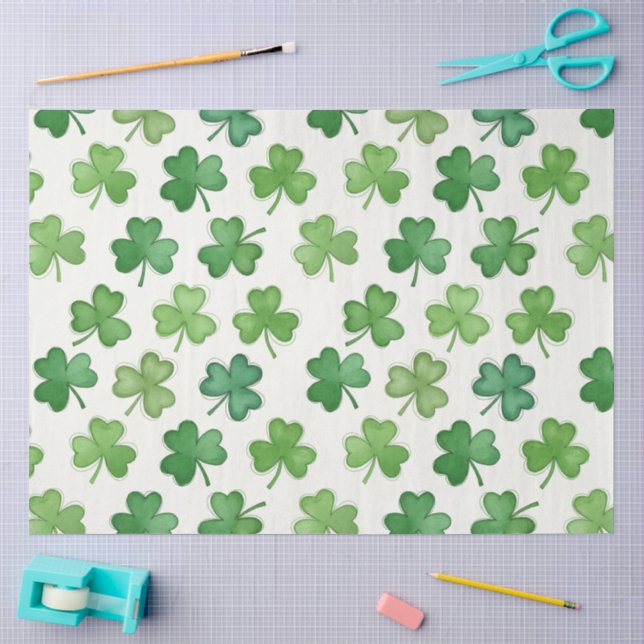 Papier Mousseline Une conception de la série St Patrick #9 (Artisanat)