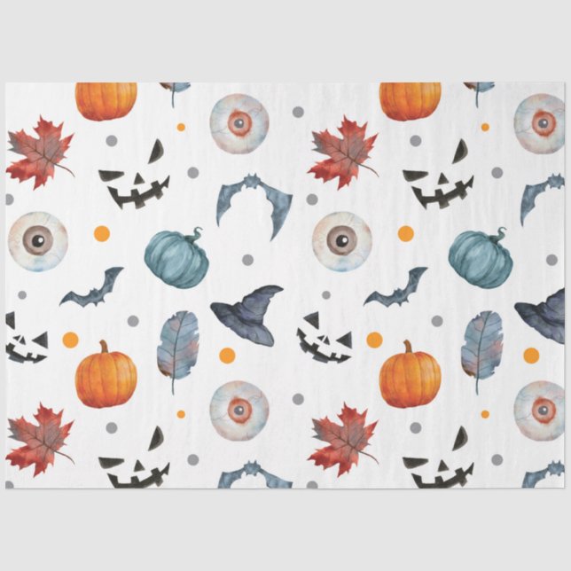 Papier Mousseline Une conception de série Halloween 7 (Recto)