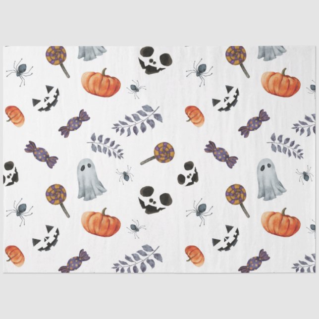 Papier Mousseline Une conception de série Halloween 8 (Recto)