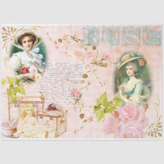 Papier Mousseline Une conception de série Shabby Chic 19 (Recto)