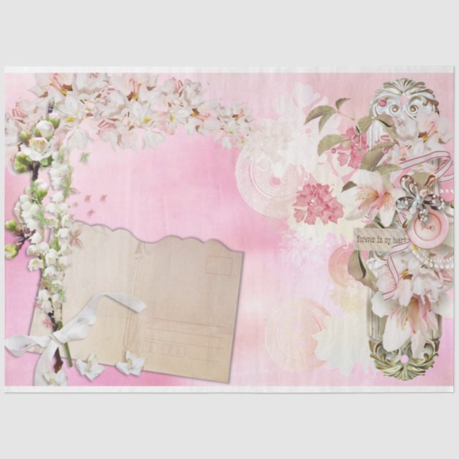 Papier Mousseline Une conception de série Shabby Chic 31 (Recto)