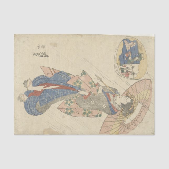 Papier Mousseline Une douche japonaise (Recto)