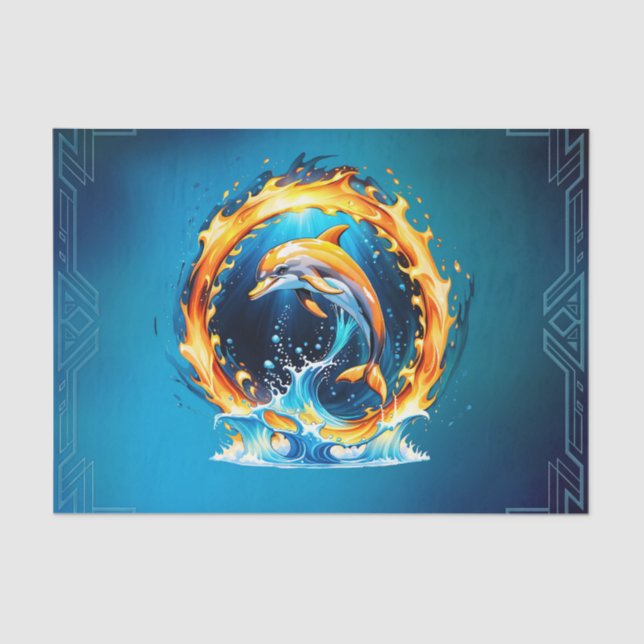 Papier Mousseline Une fascinante interaction entre le feu et l'eau (Recto)