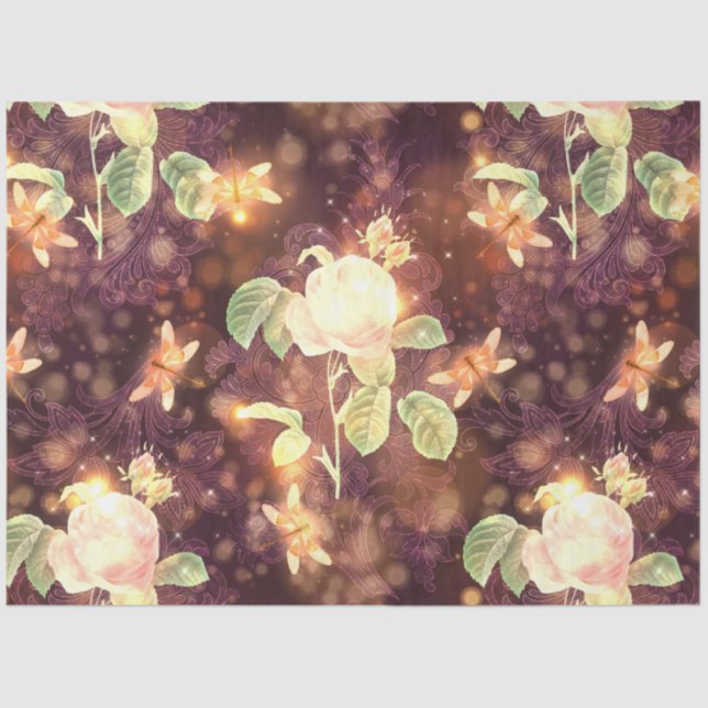 Papier Mousseline Une fée dans le jardin Série Conception 8 (Recto)