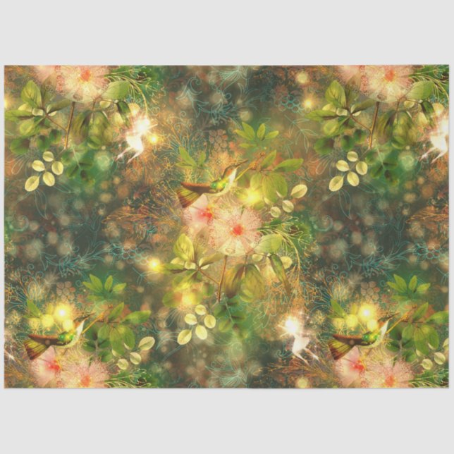 Papier Mousseline Une fée dans le jardin Série Design 15 (Recto)