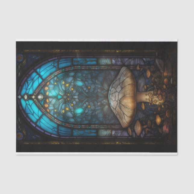 Papier Mousseline Une fenêtre sur le monde des champignons (Recto)