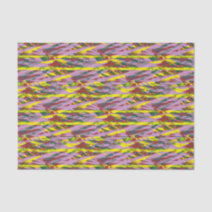Papier Mousseline une motif très colorée avec beaucoup de co