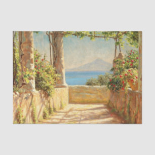 Papier Mousseline Une pergola sur Capri, Emil Wennerwald