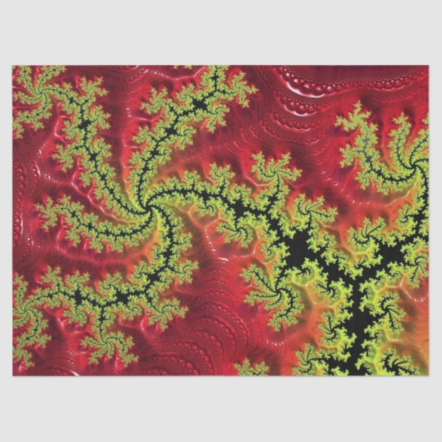 Papier Mousseline Une Rivière Traverse Le Papier Tissu (Recto)