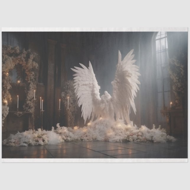 Papier Mousseline Une série Angel blanc 1 (Recto)