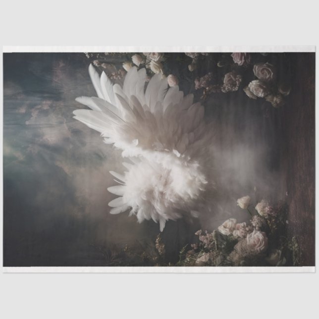 Papier Mousseline Une série Angel blanc 3 (Recto)