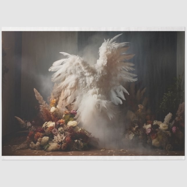 Papier Mousseline Une série Angel blanc Design 2 (Recto)