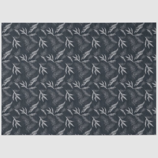 Papier Mousseline Une série de bois d'hiver Design 5 (Recto)