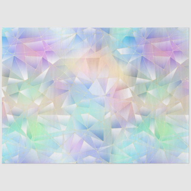 Papier Mousseline Une série de cristal de licorne Design 2 (Recto)