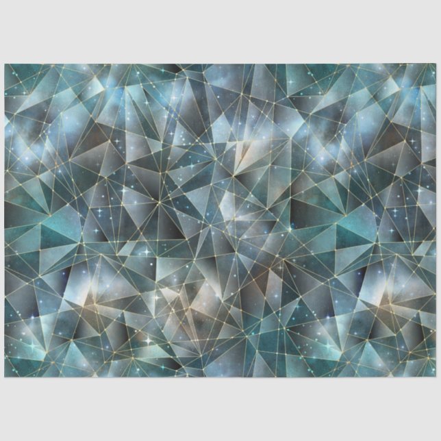 Papier Mousseline Une série de design Crystal de minuit 13 (Recto)