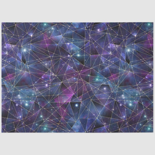 Papier Mousseline Une série de design Crystal de minuit 14 (Recto)
