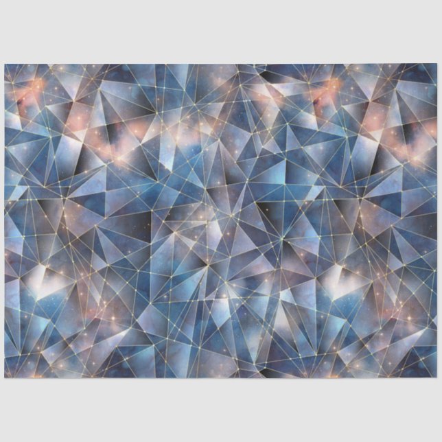 Papier Mousseline Une série de design Crystal de minuit 5 (Recto)