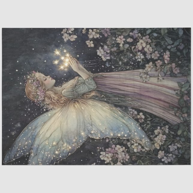 Papier Mousseline Une série de dessins Fairy Moon #12 (Recto)