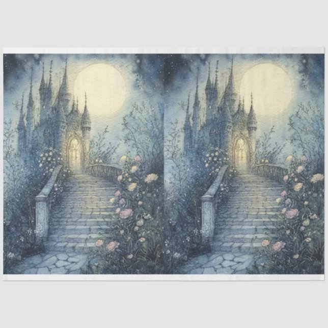 Papier Mousseline Une série de dessins Fairy Moon #14 (Recto)