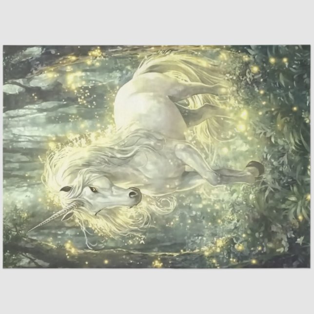 Papier Mousseline Une série de fées Emerald Forest Design #3 (Recto)